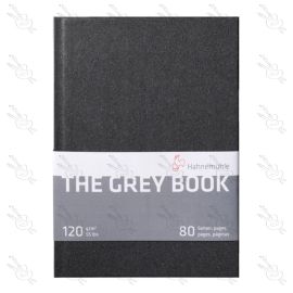 BLOCK HAHNEMÜHLE THE GREY BOOK DE 80 PÁGINAS 120GRS