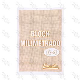 BLOCK DE PAPEL MILIMETRADO A4