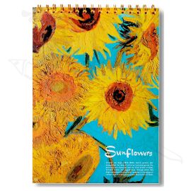 BLOCK SUN FLOWER 60 H - 26cm x 37.5cm