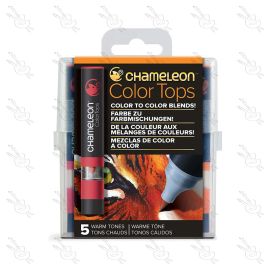 SET DE BLENDERS CHAMELEON DE COLOR TOPS TONOS CÁLIDOS X5