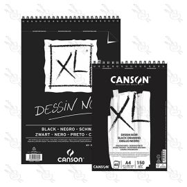 BLOCK CANSON XL BLACK DRAWING ANILLADO 150GRS