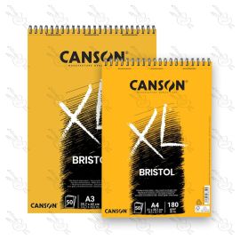 BLOCK CANSON XL BRISTOL ANILLADO 180GRS