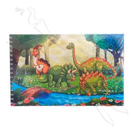 LIBRETA PARA COLOREAR DINOSAURIOS A4 -03