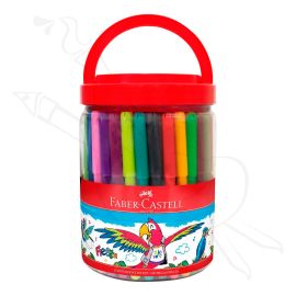 MARCADORES FIESTA 45 FABER CASTELL BALDE X100