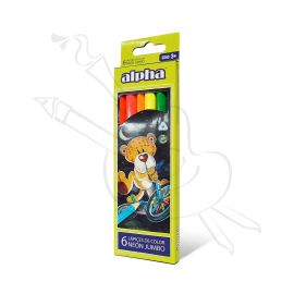 SET DE COLORES JUMBO X12 ALPHA