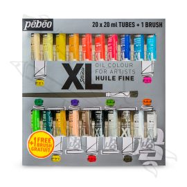 SET DE X20 OLEOS XL EN TUBO PEBEO 20 ML