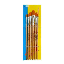 SET X6 DE PINCELES  LENGUA DE GATO B-CORONA