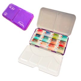 SET DE METAL ACUARELAS WHITE NIGHTS METAMORPHOSIS X12 PASTILLAS -02