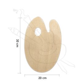 PALETA OVALADA DE MADERA