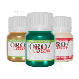 ACRILICO METALIZADO ORO COLOR 30 ML