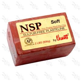 PLASTILINA PROFESIONAL NSP SOFT 906 GRS COLOR TERRACOTA