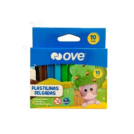 PLASTILINAS DELGADAS OVE X10