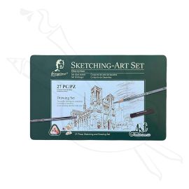SET DE DIBUJO SKETCHING-ART GIORGIONE SET METAL X27