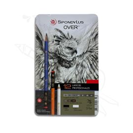 SET DE 12 LAPICES PROFESIONALES SPONDYLUS OVER