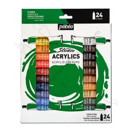 SET DE X24 ACRÍLICOS EN TUBO PEBEO 12ML