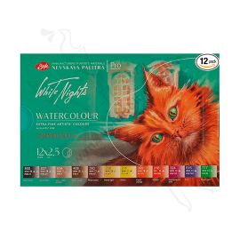 ACUARELAS WHITE NIGHTS X12 EDICIÓN ANIMALISTA