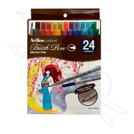 ARTLINE SUPREME PUNTA PINCEL  X24