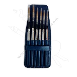 KIT DE VIAJE  PINCELES PLANOS  X6 - ART SECRET 