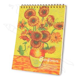 BLOCK SUN FLOWER A4 100gr - 60 H