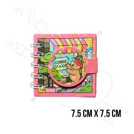 LIBRETA PARA COLOREAR BOBBIE ECONÓMICO 7.5  X 7.5 CM - 03