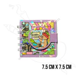 LIBRETA PARA COLOREAR BOBBIE ECONÓMICO 7.5  X 7.5 CM - 04