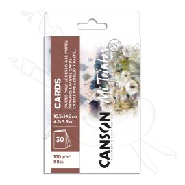 CARTAS PARA DIBUJO Y PASTEL CANSON MI-TEINTES 10.5 X 14.8 CM 30H