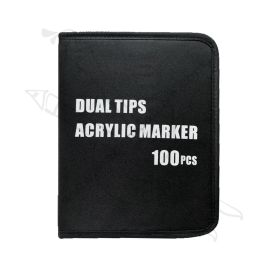 MARCADORES ACRÍLICOS DUAL TIPS  X100