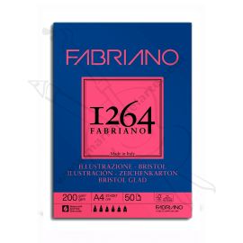 BLOCK DE ILUSTRACIÓN BRISTOL FABRIANO 1264 A4 200gr