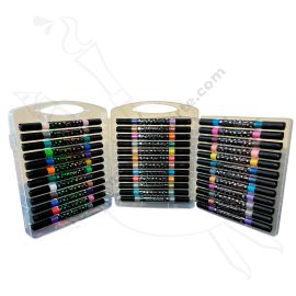 MARCADORES DUALES PRIOR  PUNTA PINCEL X36