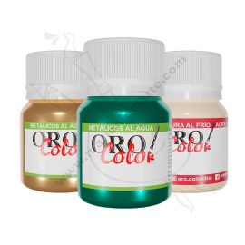 ACRILICO METALIZADO ORO COLOR 30 ML