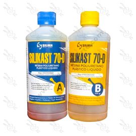 RESINA DE POLIURETANO A+B 70 D SILIKA 1000ML