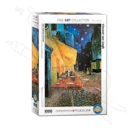 ROMPECABEZAS "TERRAZA DE CAFÉ POR LA NOCHE 1000 PIEZAS" - VINCENT VAN GOGH