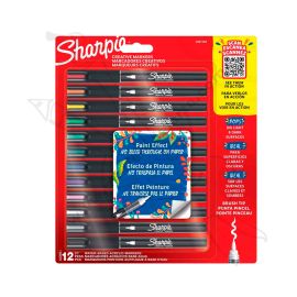 MARCADOR CREATIVO PUNTA PINCEL SHARPIE X12