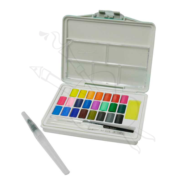  ARTME El juego de pintura de aerógrafo de 24 colores