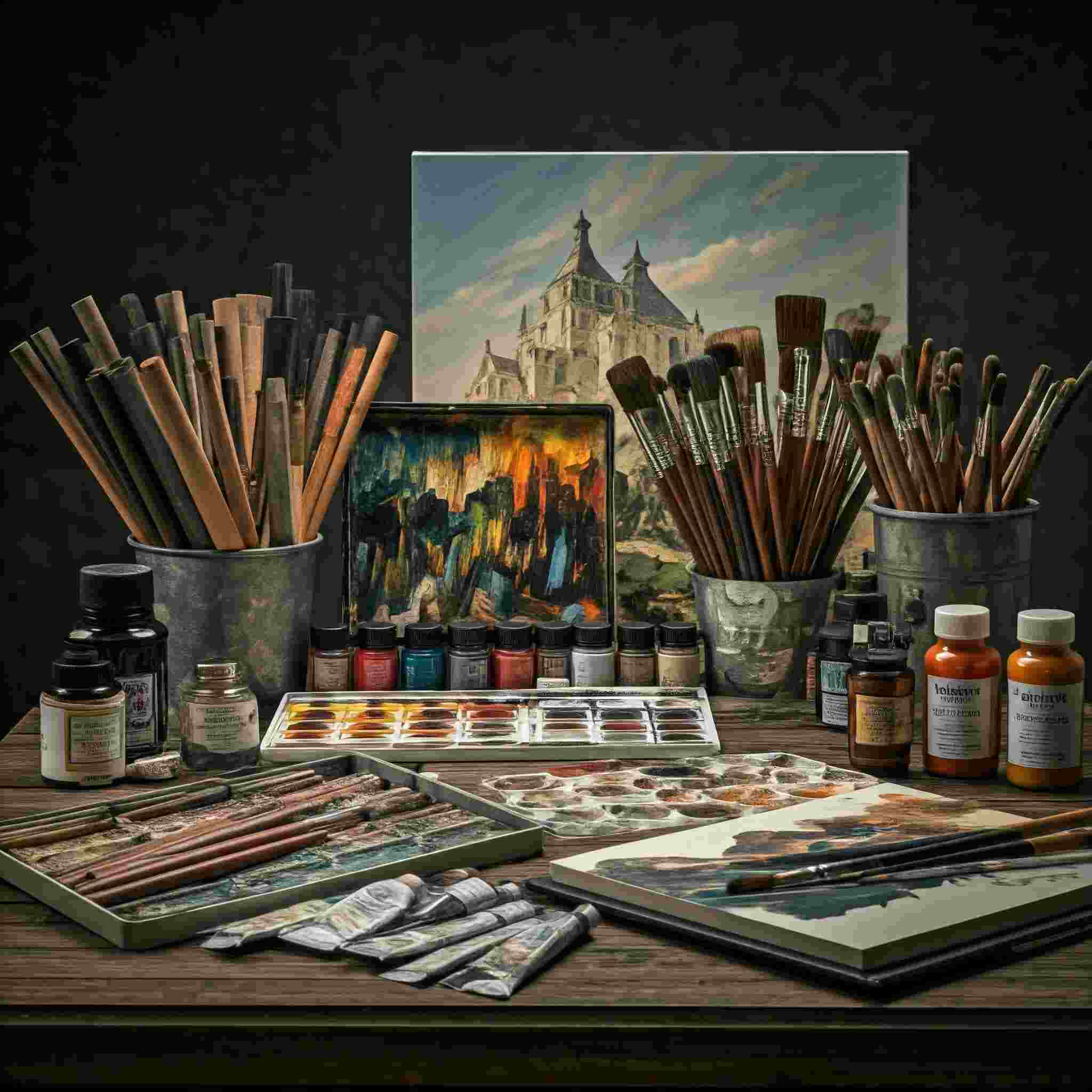 De Pinceles a Obras Maestras: Explorando la Amplia Colección de Materiales Artísticos